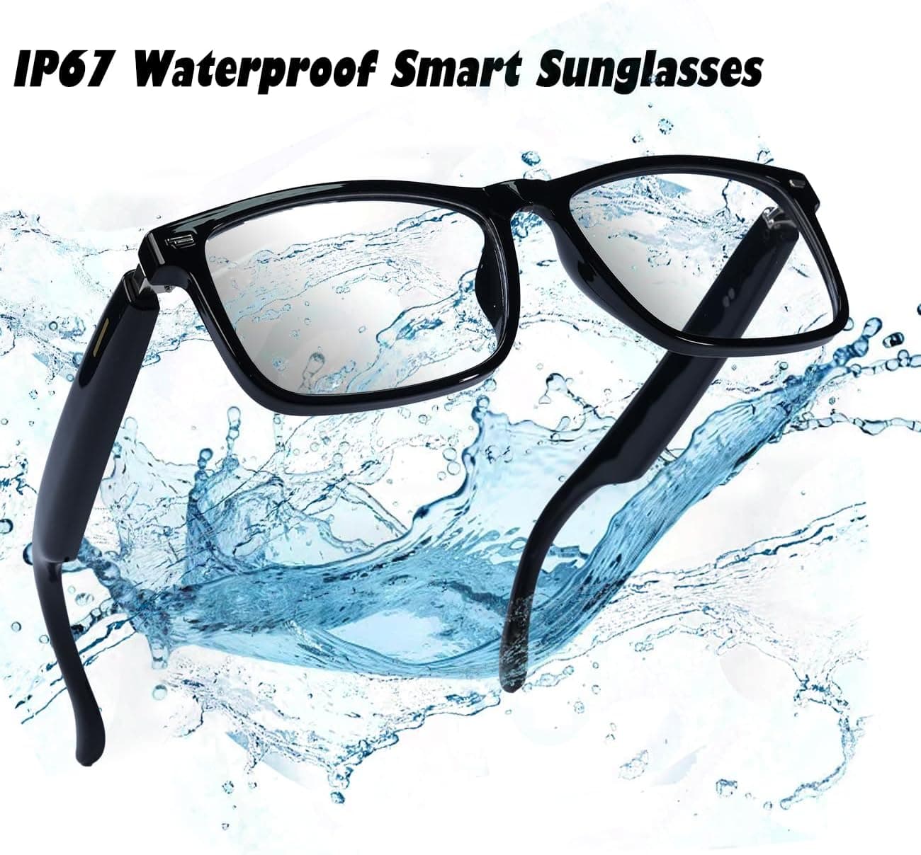Lunettes Connectées GS03 de Traduction IA et Audio Open-Ear Bluetooth 5.4 - نظارات المترجم الذكية بالذكاء الاصطناعي - Électronique - صورة 14