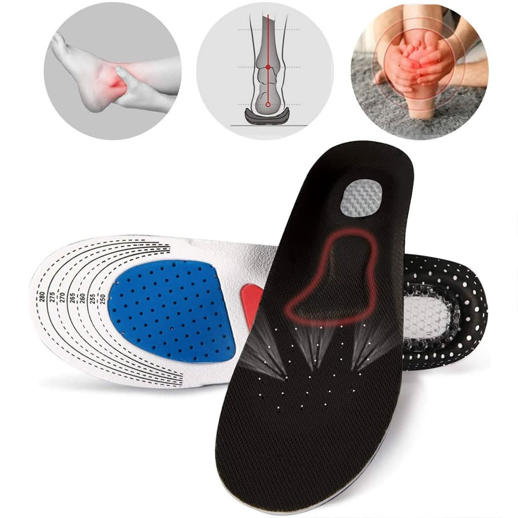 Semelles Gel Orthopédique pour amorti Les chocs et soulage Les épines calcanéennes — صورة 1