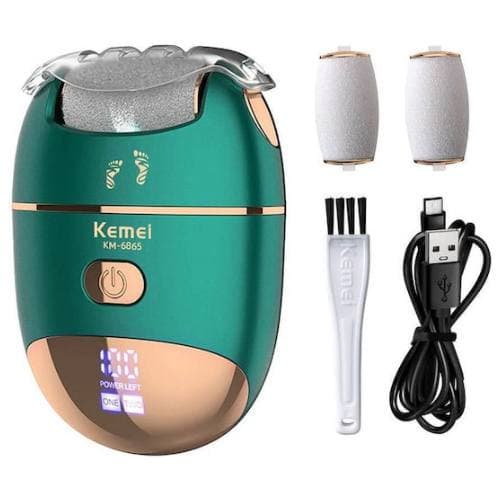 مقشر القدمين الكهربائي | Kemei KM-6865 Exfoliant | للنعومة — صورة 1