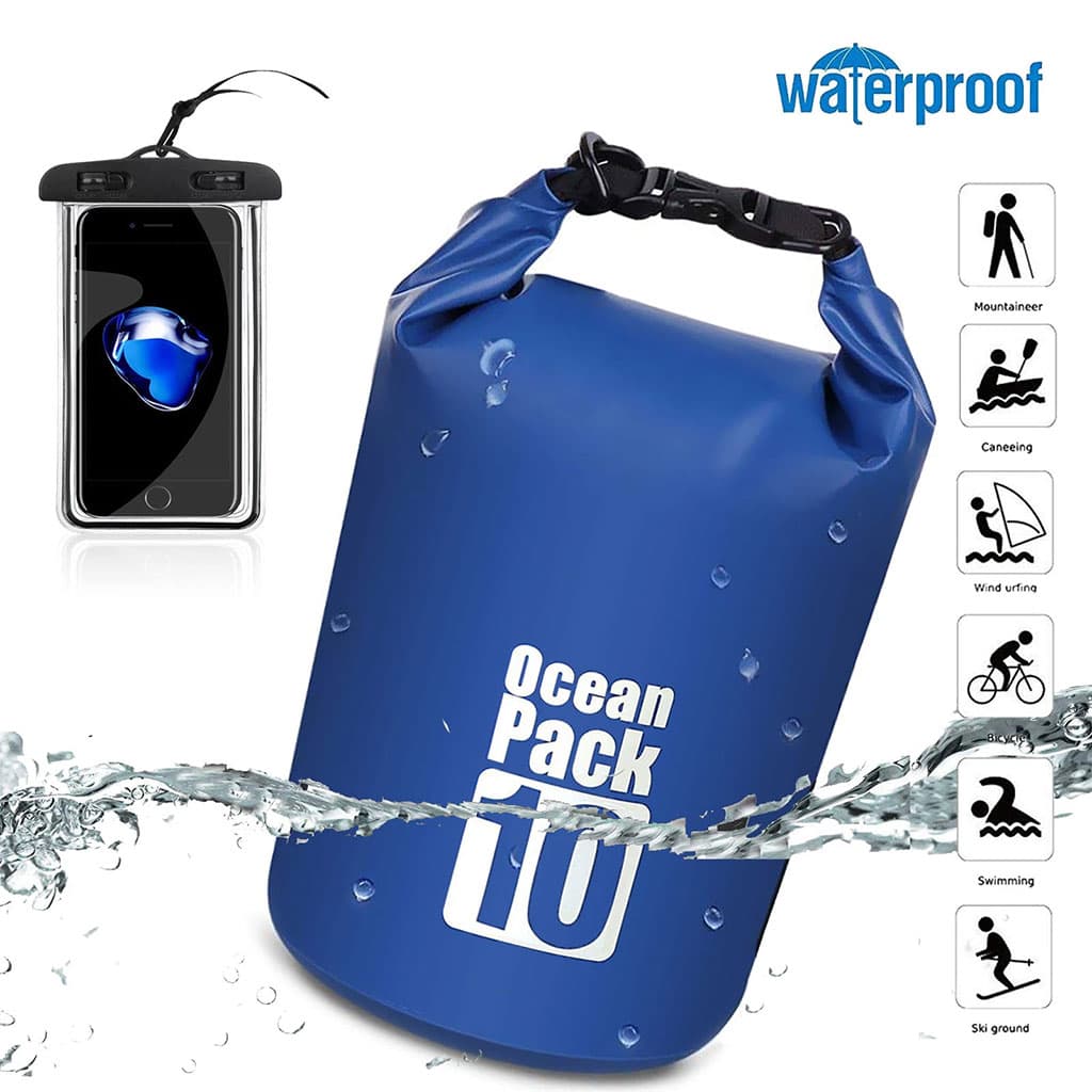 Sac Étanche Ocean Pack 10 litres en Tissue PVC 500D – حقيبة حفظ الأدوات من الماء — صورة 6