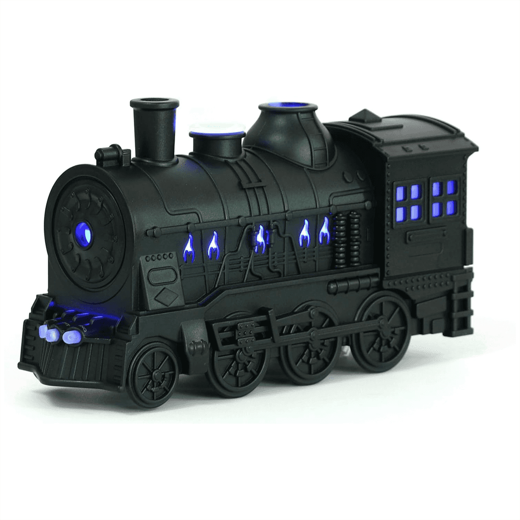 Diffuseur d'Huiles Essentielles en Forme de Train Humidificateur Ultrasonique - موزع روائح بتصميم القطار سعة 300 مل