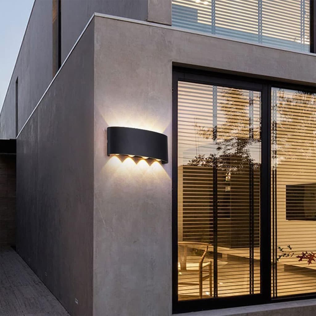Applique Murale LED 8W D’Éclairage Extérieur 4 Lampes en PP — صورة 7