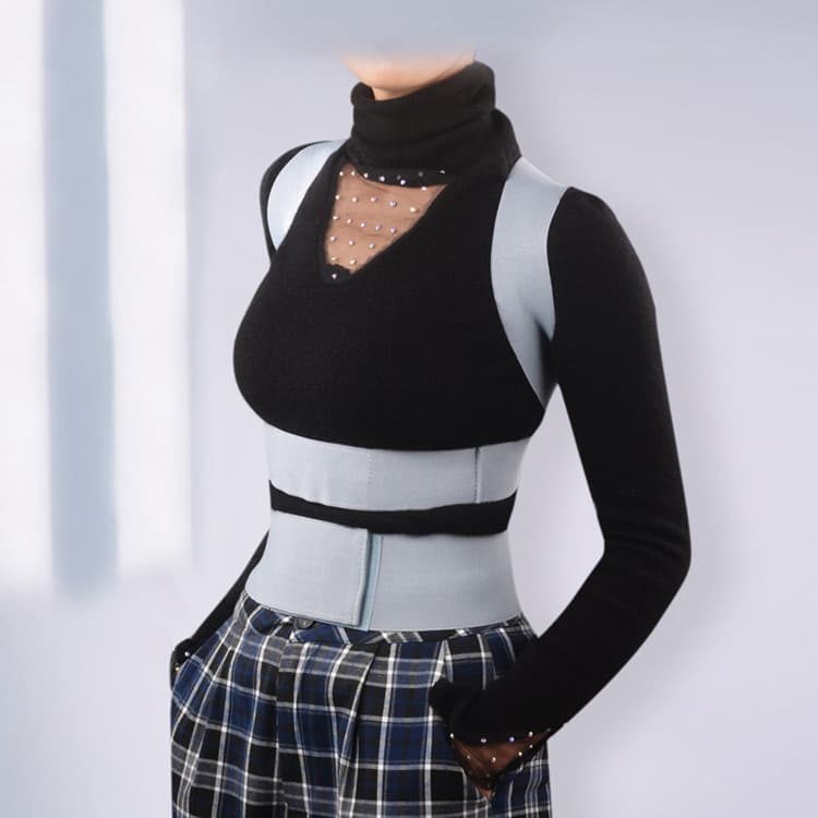 Ceinture Correcteur de Posture du dos réglable, respirant - حزام مصحح وضعية الظهر قابل للتعديل — صورة 7