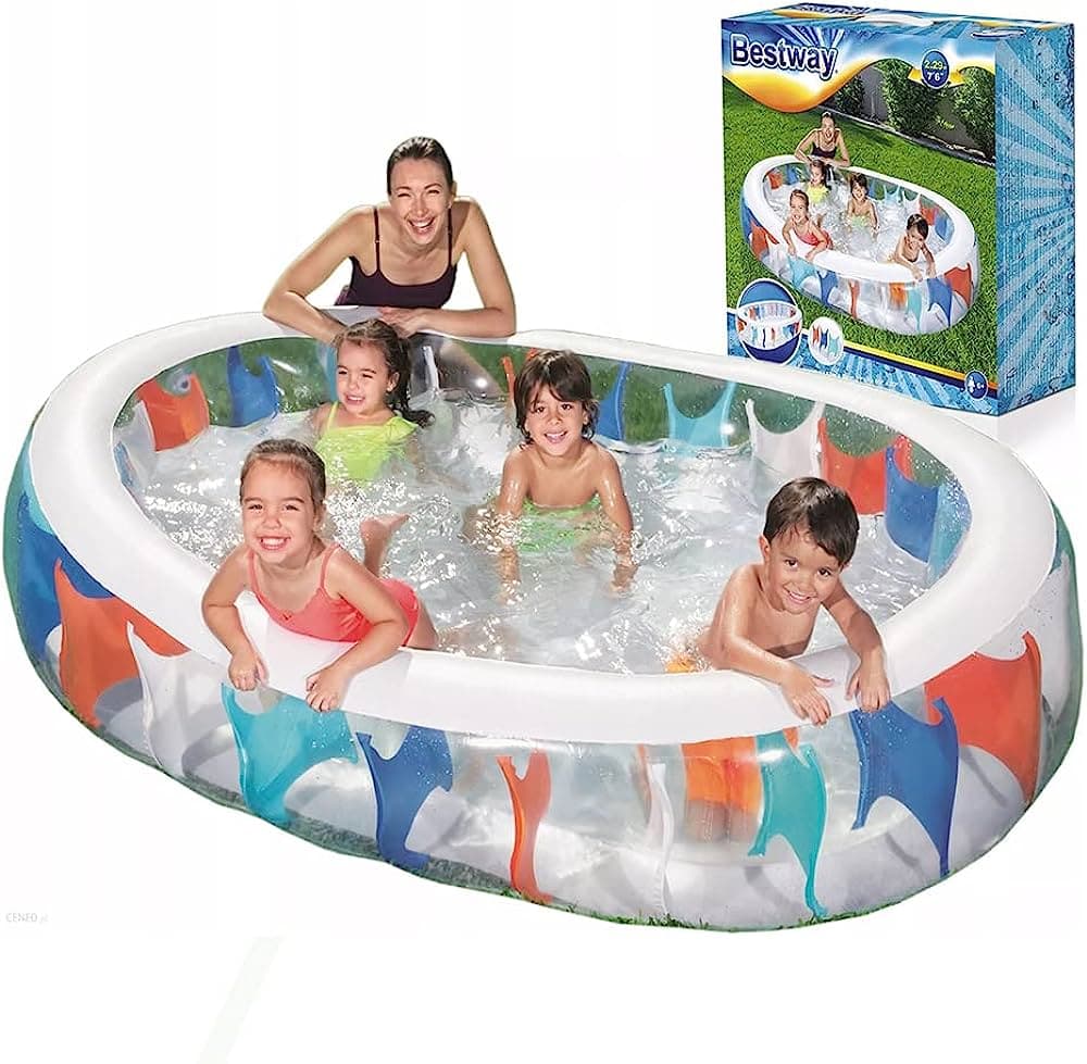 Piscine Elliptique Gonflable Familiale Bestway 54066 — صورة 1