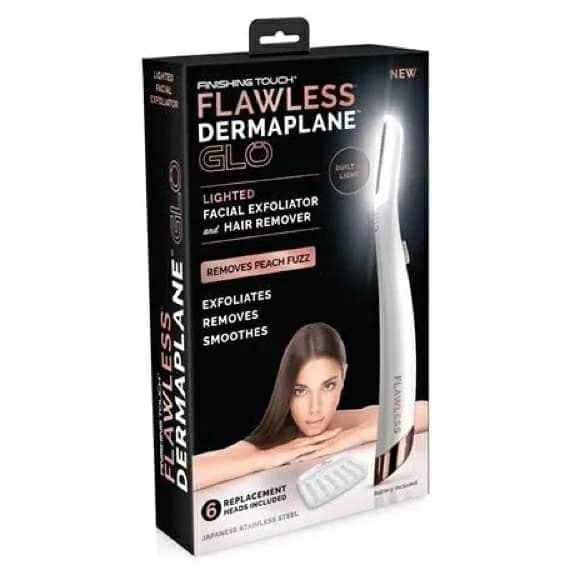 Rasoir visage corps femme Flawless Dermaplane Glo — صورة 1