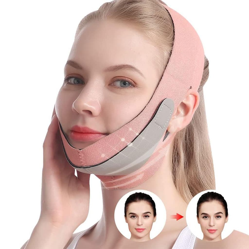 Sangle de levage du visage avec double réduction de menton — صورة 1