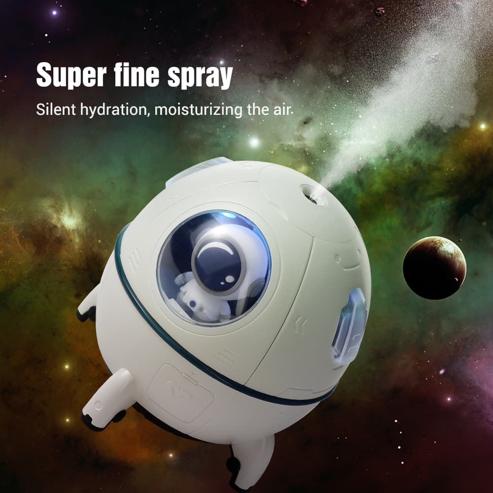 Humidificateur d'air électrique Spacecraft avec lumière LED — صورة 1