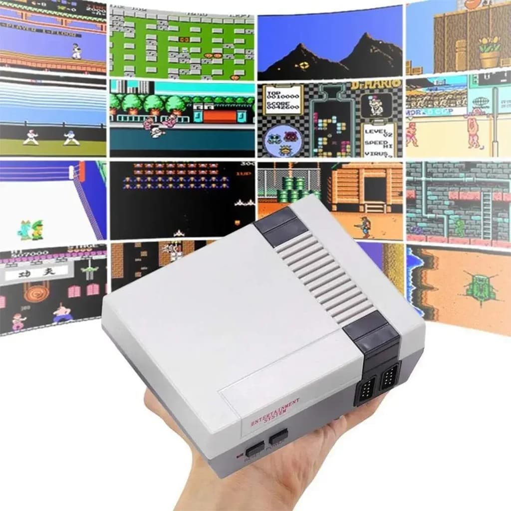 Mini console de jeu rétro classique 620 Games avec 2 Manettes — صورة 4