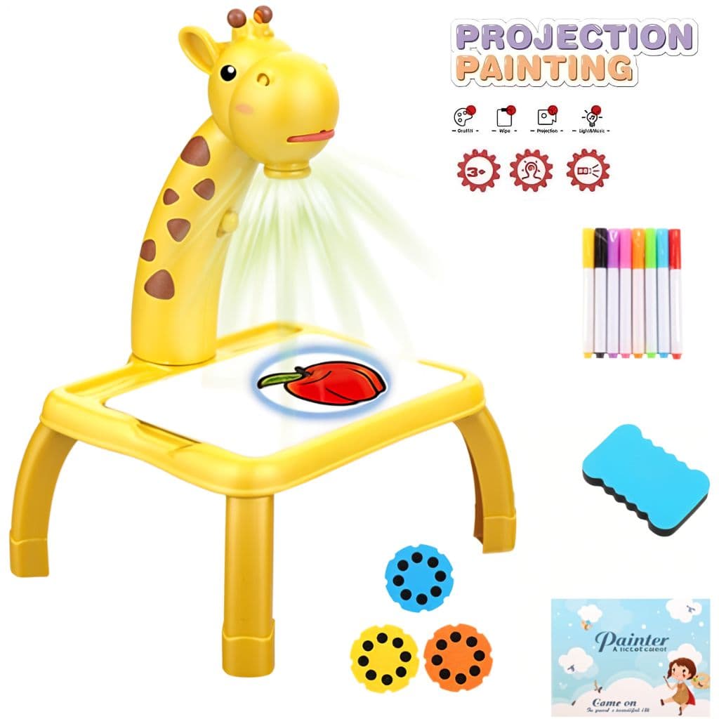 Projecteur de Dessin Éducatif pour Enfants Giraffe – بروجيكتور رسم تعليمي للأطفال — صورة 1