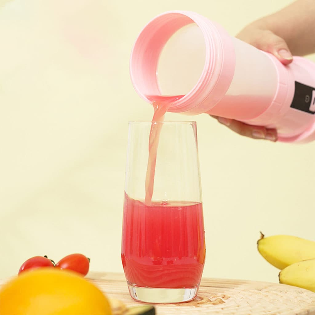 Blander Jus Portable et Pliable en Silicone avec 6 Lames 500ml — صورة 2