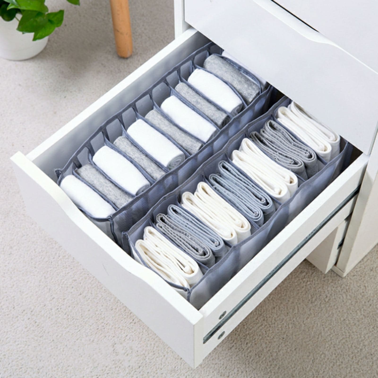 Organisateur de Sous-Vêtement Transparent 3PCS dans Tiroirs — صورة 5