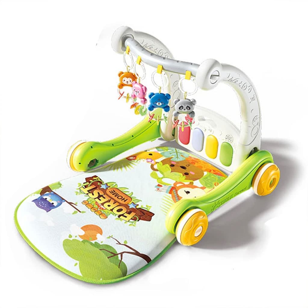 Tapis de marche 2 en 1 pour enfants avec jouets pour bébés – بساط ألعاب ومشاية للأطفال — صورة 4