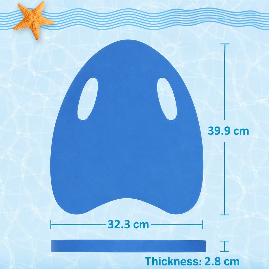 Planche de Natation Kickboard pour Enfants avec Trous de Poignée Ergonomiques - لوح السباحة الإسفنجي للأطفال بمقابض مطورة - Vacance & Loisir - صورة 7