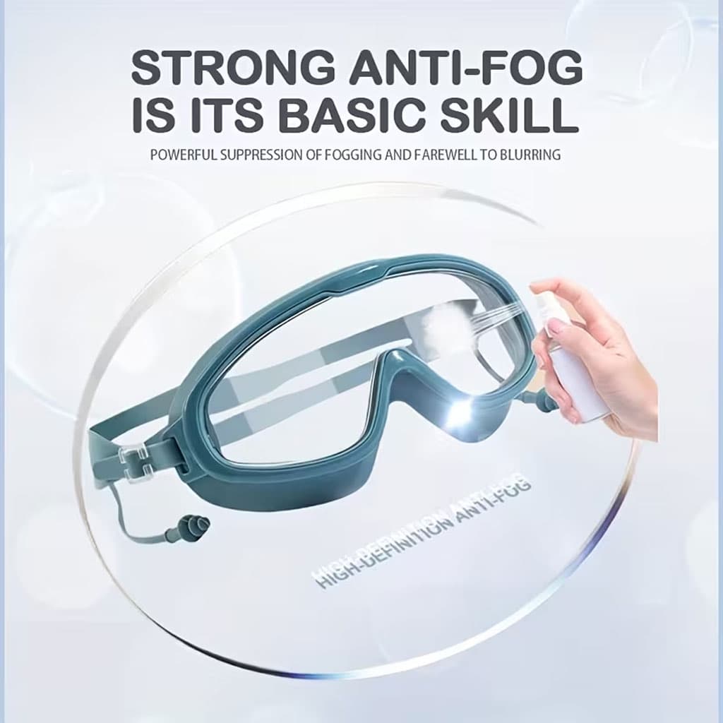 Lunettes de Natation Anti-Buée et Protection UV400 - نظارات سباحة احترافية مضادة للضباب والأشعة فوق البنفسجية برؤية 180درجة - Vacance & Loisir - صورة 10
