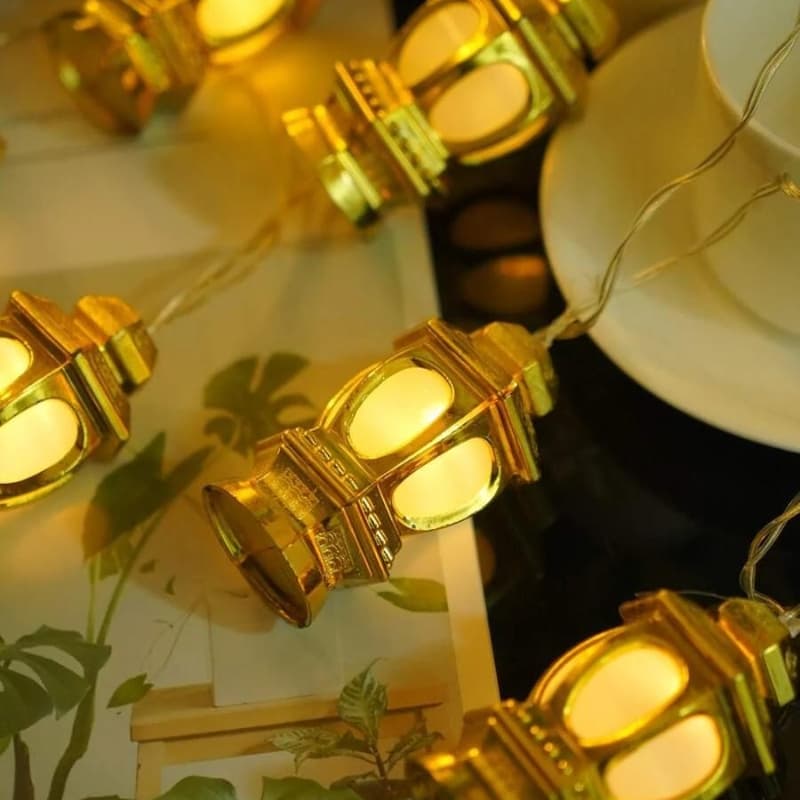 Guirlande lumineuse ampoules en forme de tour 10 pièces — صورة 4