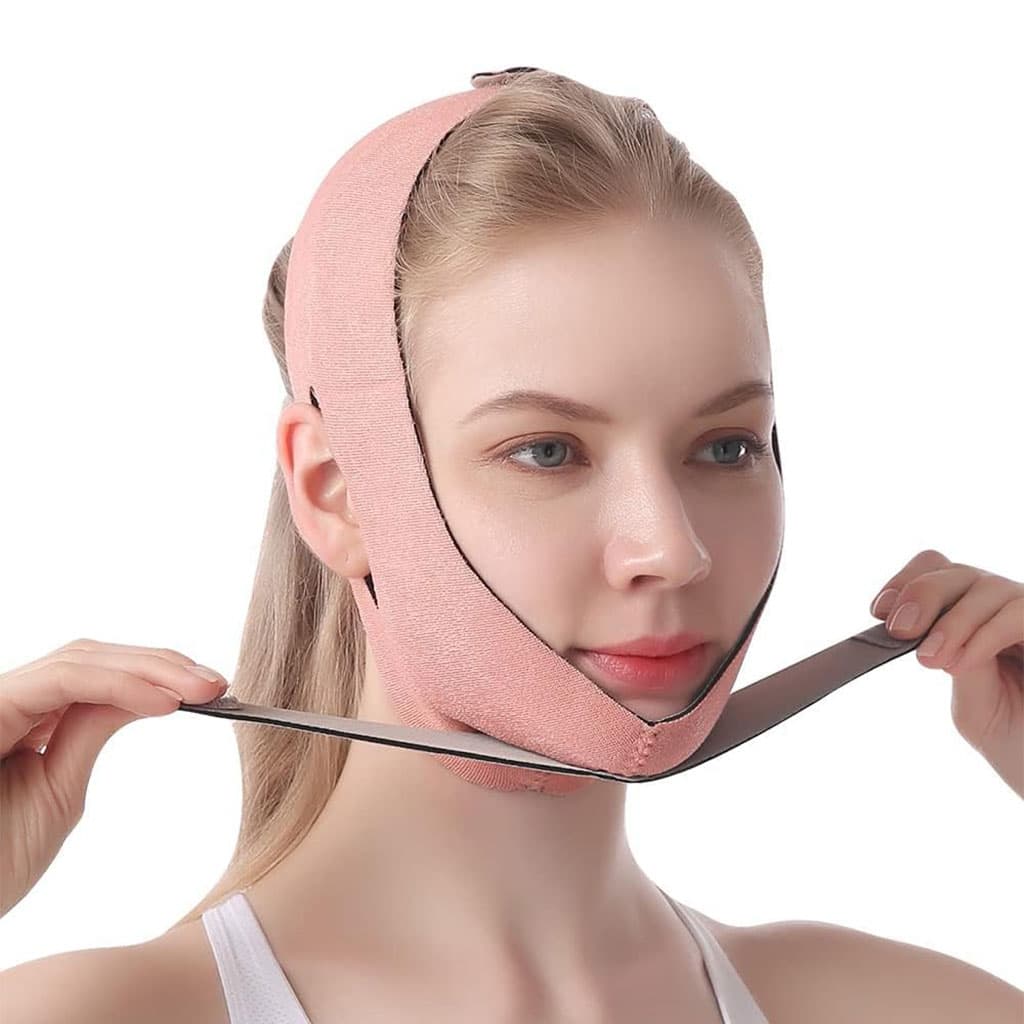 Sangle de levage du visage avec double réduction de menton — صورة 2