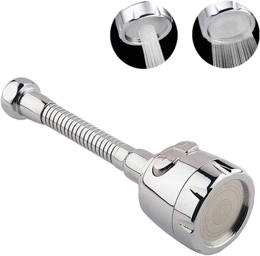 Tuyau d'extension de robinet de cuisine en acier inoxydable