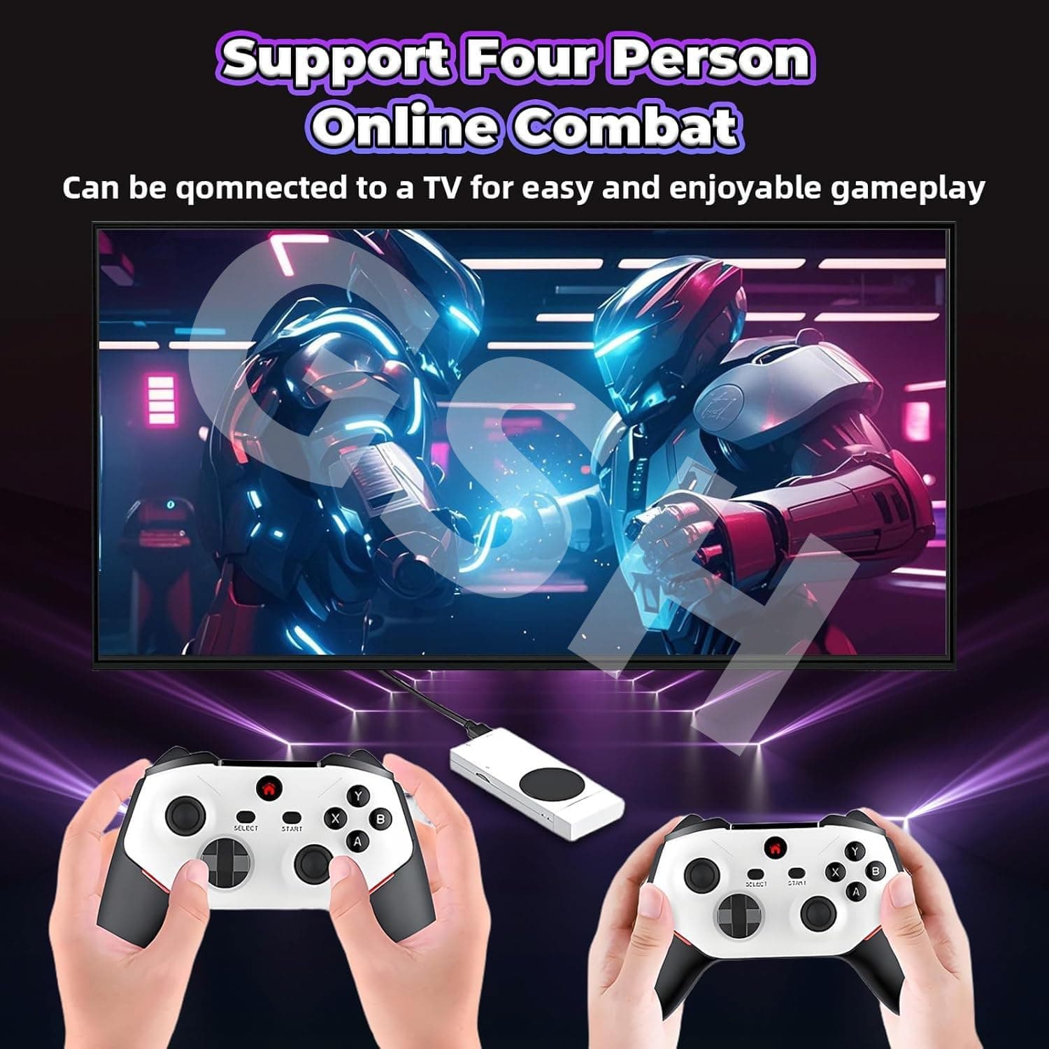 Console Game Stick Retro 4K M88 avec 30000+ Jeux et 2 Manettes Sans Fil - جهاز ألعاب الفيديو ريترو - Jouet & Gaming - صورة 7