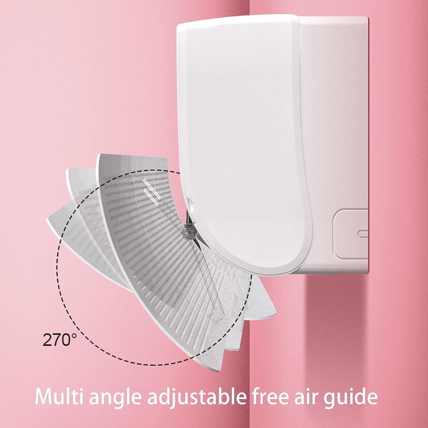 Déflecteur d'évent de climatisation réglable 270 degrés Anti soufflage Direct - موجه ومشتت هواء المكيف المنزلي - Maison - صورة 4
