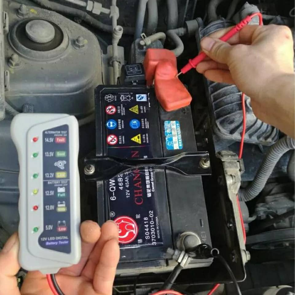 Testeur et détecteur de défauts de batterie numérique 12v — صورة 2