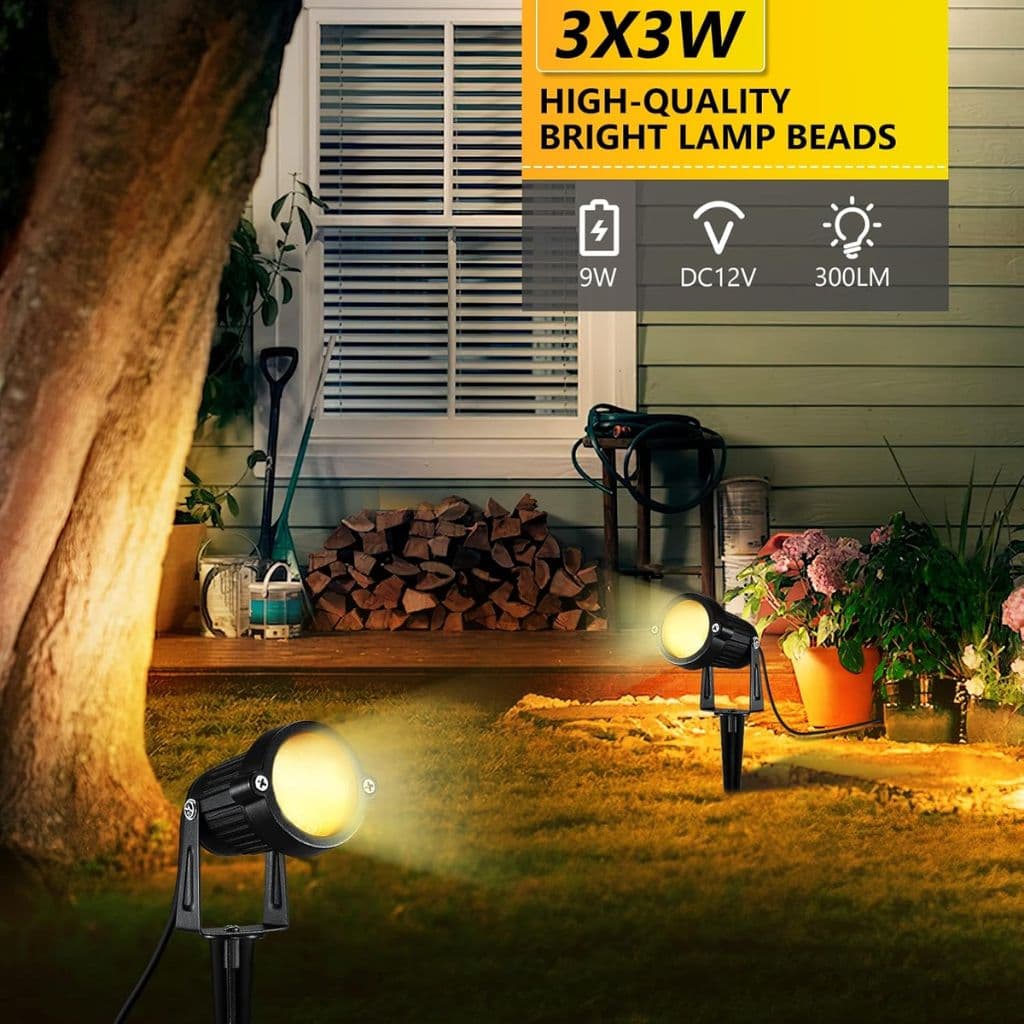 Projecteurs LED Extérieurs Étanches 12V – كشافات خارجية مقاومة للماء — صورة 3