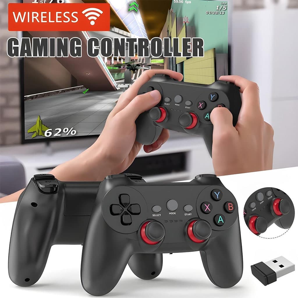 Manette de jeu sans fil Compatible avec Android TV , Steam, PC, TVBOX, PS3 CM019 – يد تحكم لاسلكية — صورة 1