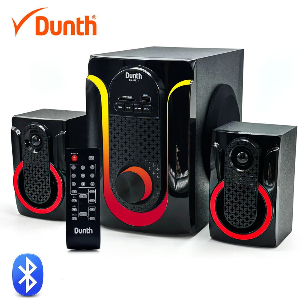 Haut-Parleur DUNTH 8000 W LED BT/AUX/USB/FM Radio DU-SP832 – مكبر صوت إحترافي أصلي — صورة 1