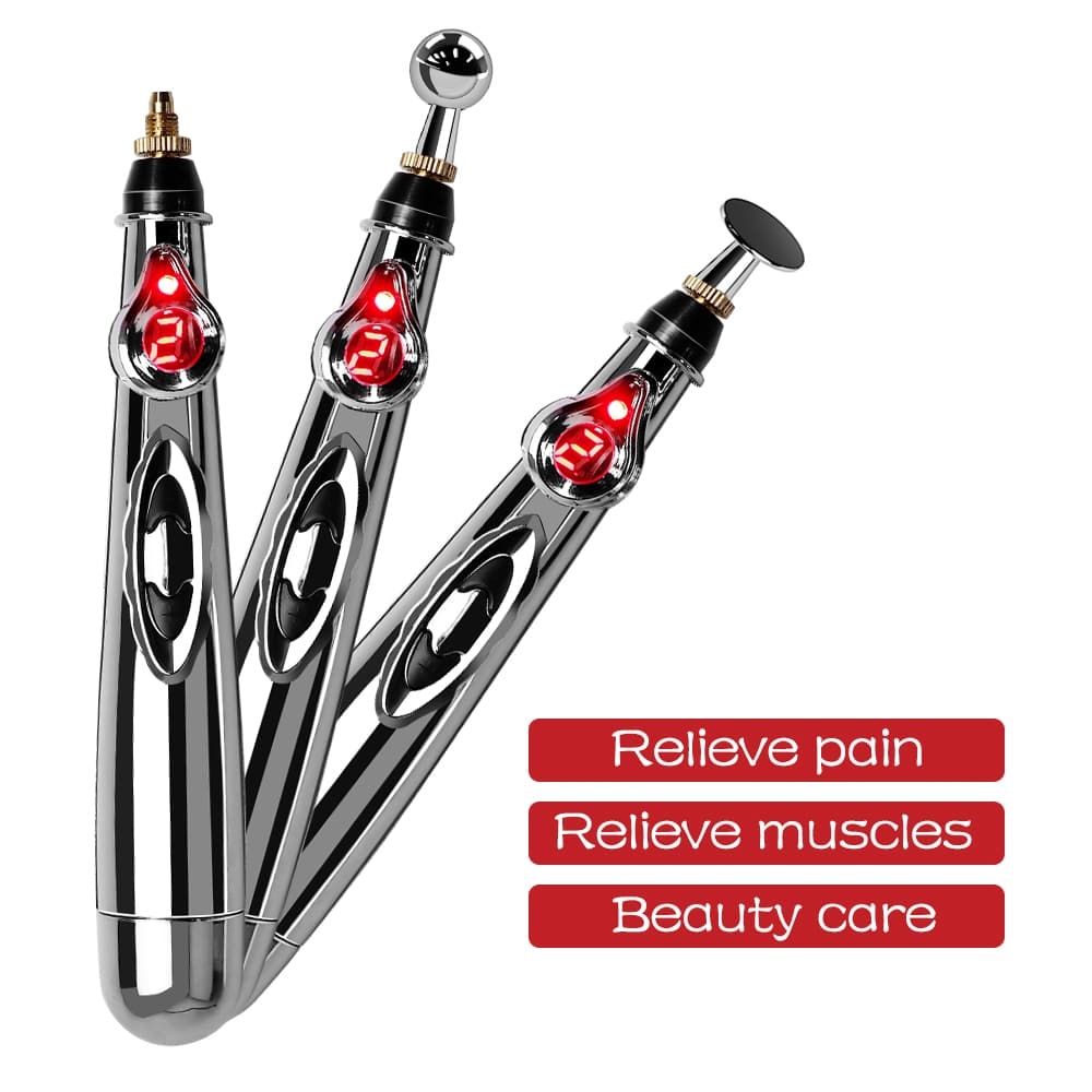 Stylo de massage électrique pour points d'acupuncture — صورة 3