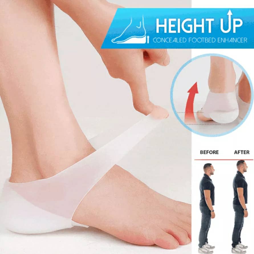 Talon en silicone pour augmenter la hauteur – Unisexe — صورة 1