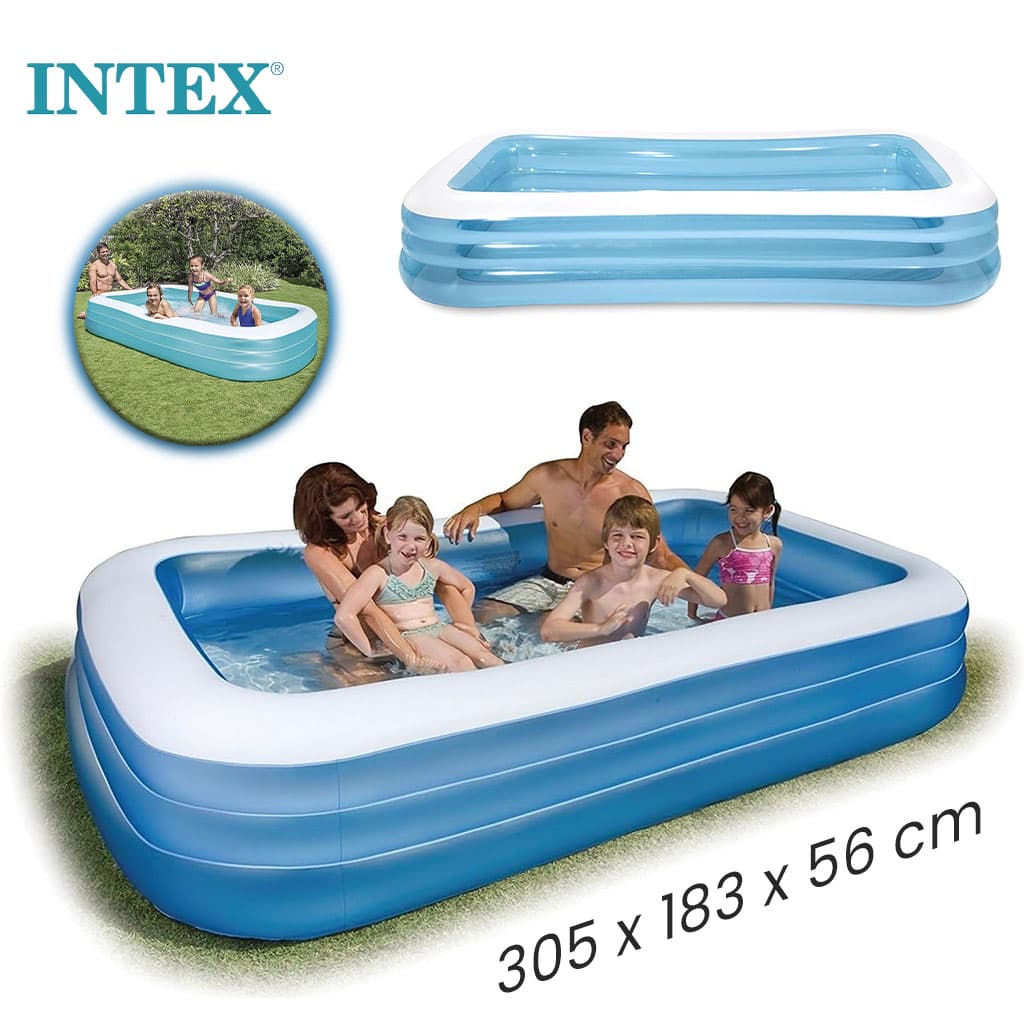 Grande Piscine Rectangulaire pour Enfants Intex 58484NP – مسبح حجم كبير للأطفال — صورة 1