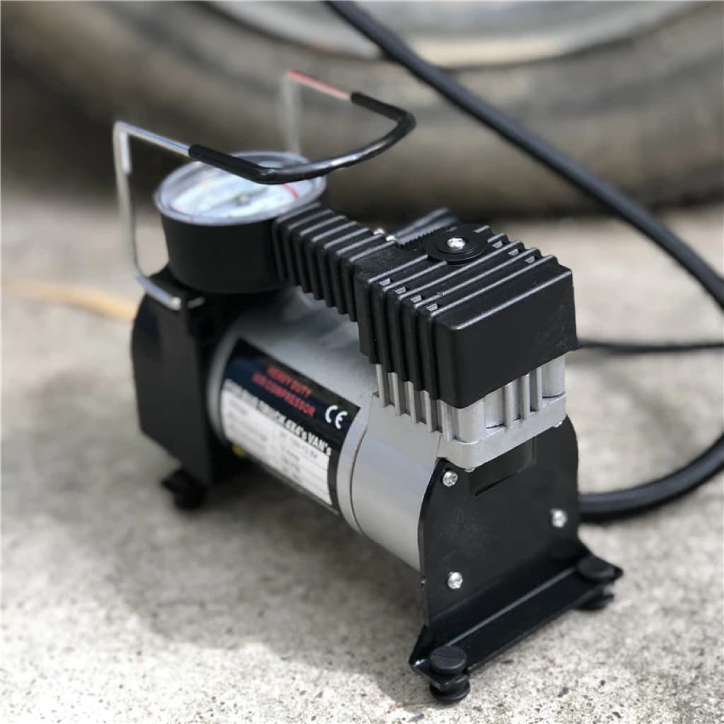 Air Compresseur et Gonfleur de pneu DC 12V prise allume ci-gare — صورة 2