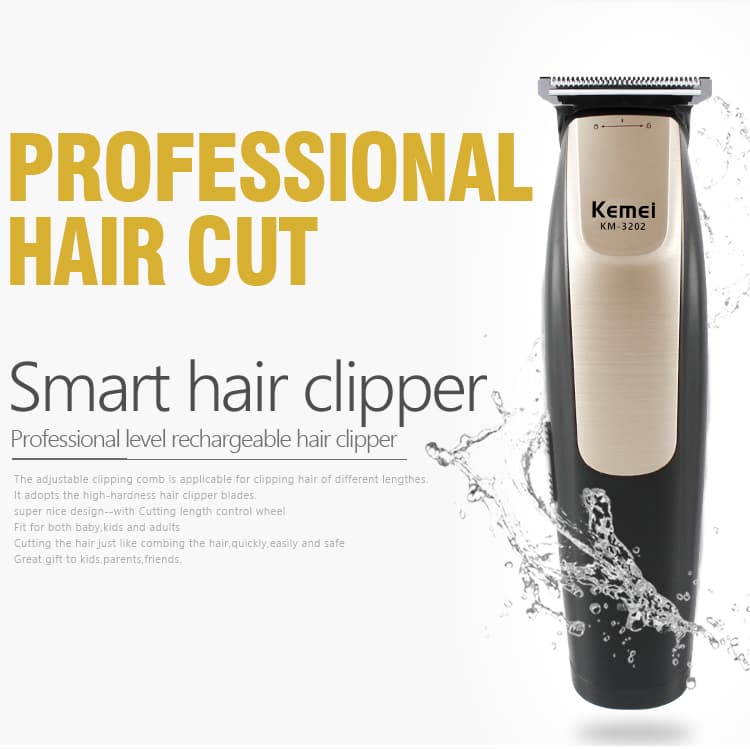 Tondeuse À Cheveux Sans Fil Électrique Professionnel Kemei KM-3202 — صورة 9