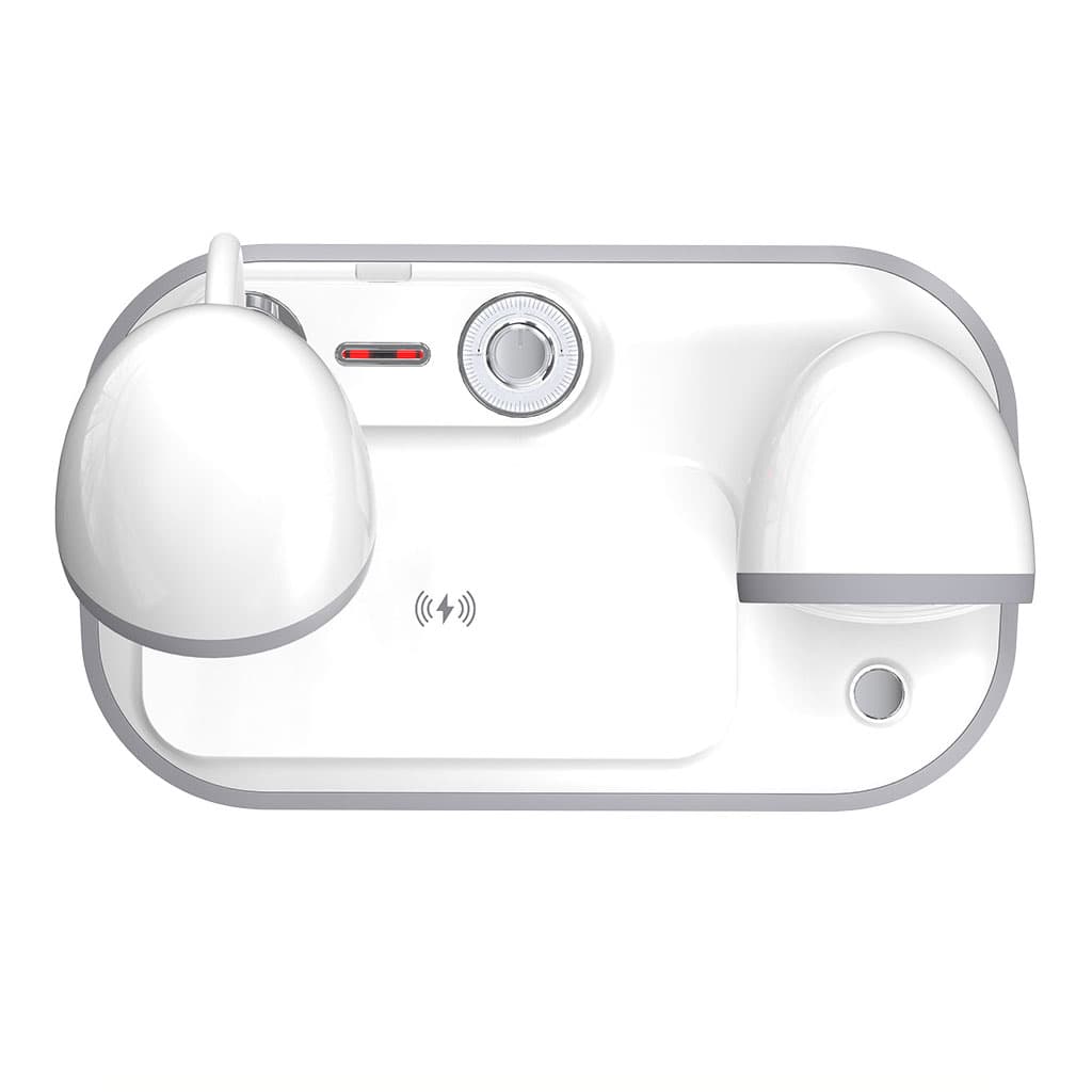 Station de Charge Vintage sans Fil Nostalgia 15W, Haut-Parleur Bluetooth — صورة 4