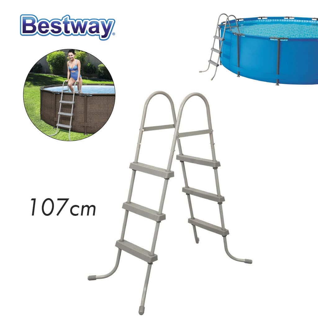 Bestway Echelle de Piscine 3 Marches 107cm 150kg 58335 — صورة 1
