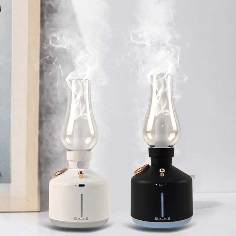 lampe rétro Et Humidificateur d'air à sans fil rechargeable — صورة 6