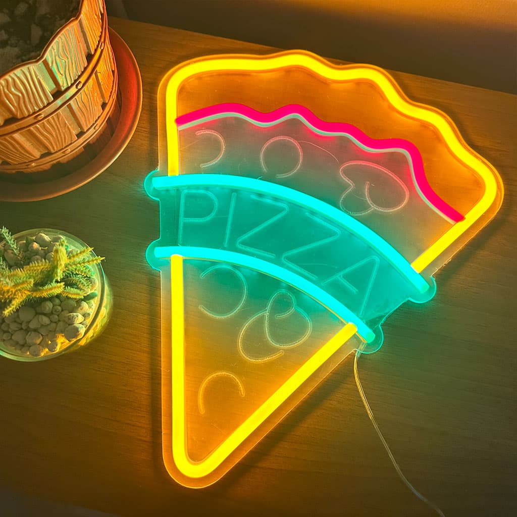 Signe Néon Led Pizza Pour Décoration De Restaurant — صورة 3
