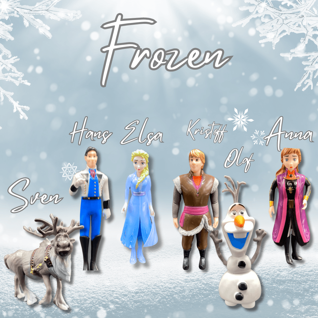 Ensemble de figurine Frozen 6 caractéres — صورة 1