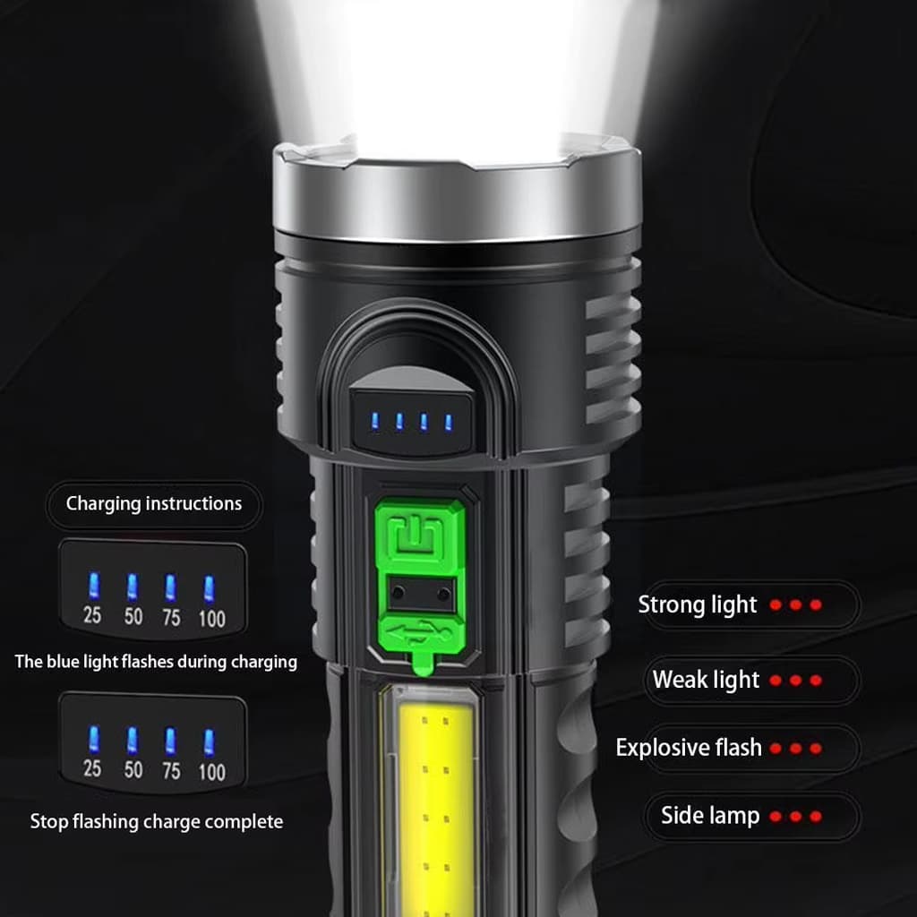 Lampe torche LED rechargeable Super lumineuse G5 — صورة 7