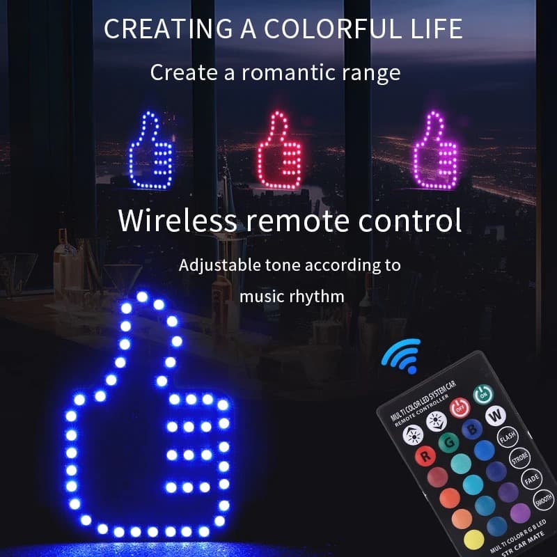 Lumière LED Doigts de Signalisation pour Voitures 1PCS — صورة 5