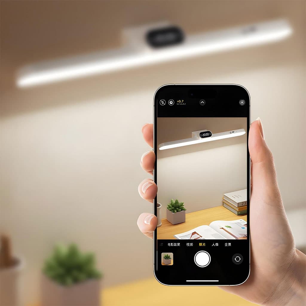 Barre lumineuse LED rechargeable tactile avec 3 modes de couleurs et minuterie GM – مصباح مغناطيسي قابل للتثبيت في عدة أماكن — صورة 5