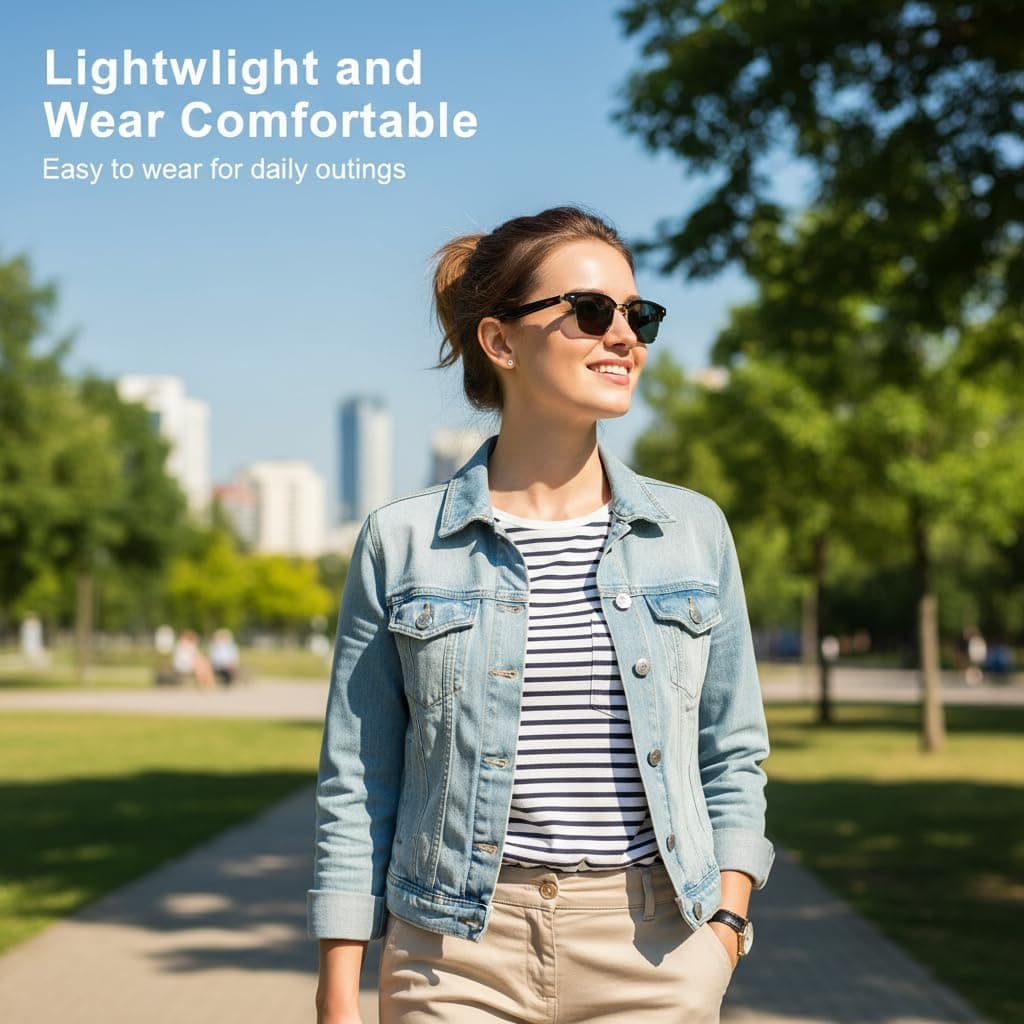 Lunettes Connectées F60 de Traduction IA et Audio Open-Ear Bluetooth 5.4 - نظارات المترجم الذكية بالذكاء الاصطناعي - Électronique - صورة 11