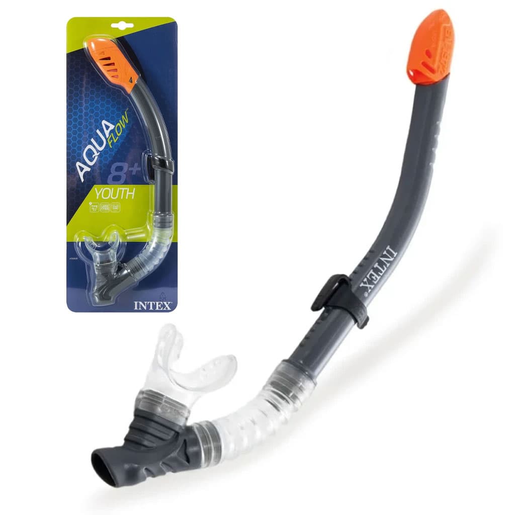 Tuba de Plongée Intex Easy-Flow Snorkel 55929 - أنبوب التنفس والغطس الانسيابي - Vacance & Loisir - صورة 1