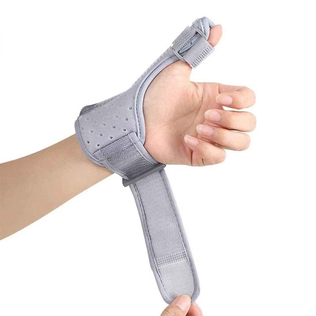 Attelle de Protection Réglable et Respirant pour le Pouce – ضمادة إصبع الكبير — صورة 4