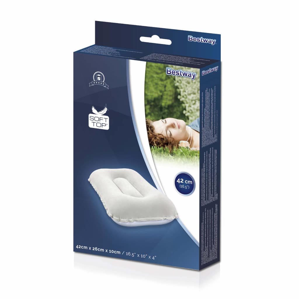 Oreiller Gonflable Confortable de Camping et Voyage Bestway 67121 — صورة 4