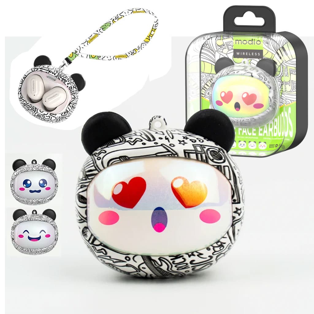 Écouteurs sans fil Modio Q11 BT5.3 avec design cute et coques interchangeables – سماعات لاسلكية جودة أصلية — صورة 1