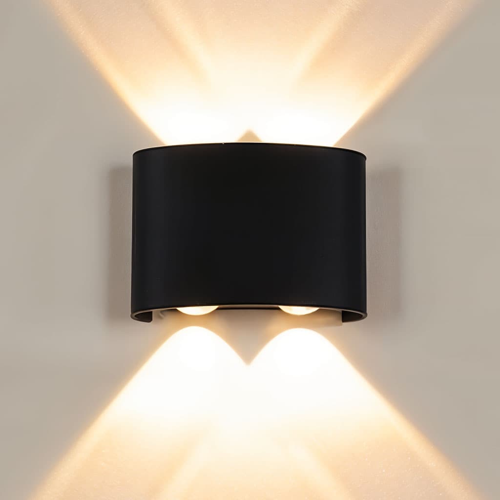 Applique Murale LED 4W D’Éclairage Extérieur 2 Lampes en PP — صورة 1