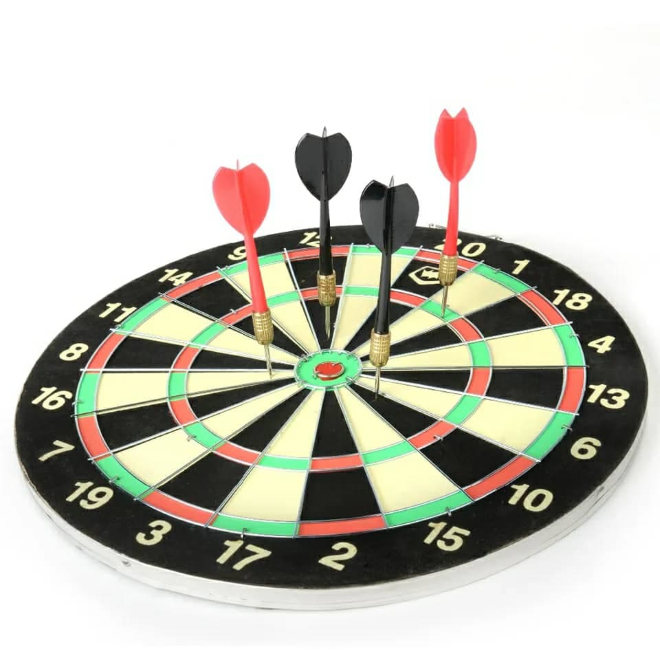 Jeu de fléchettes de cible 30 cm ( 6 fléches ) — صورة 1