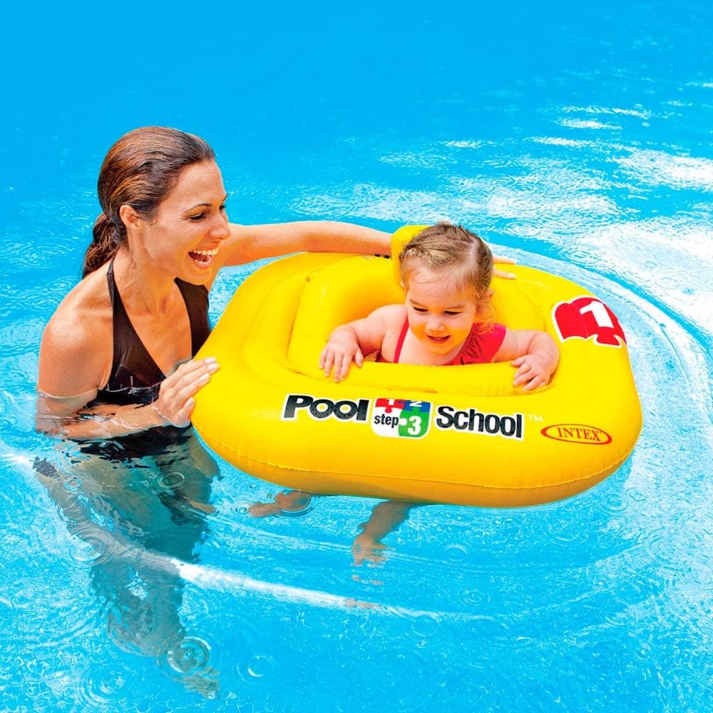 Bouée Culotte Gonflable Intex Pool School pour Bébé 56587EU - عوامة المقعد المربعة المنفوخة للأطفال من إنتكس - Vacance & Loisir - صورة 3