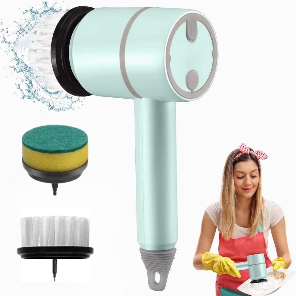 Brosse Électrique Rotative Automatique avec 2 Brosse – فرشاة تنظيف دوارة كهربائية — صورة 1