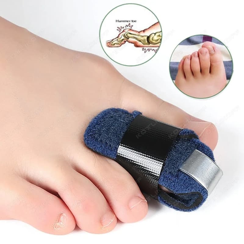 Redresseur d'orteils, correcteur d'attelle, enveloppe d'orteils courbés et tordus pour aligner — صورة 1